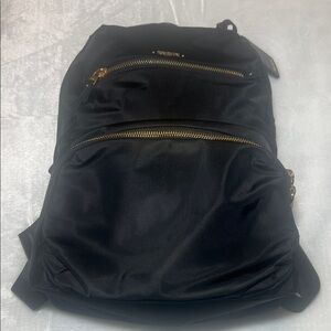 Tumi Halle Black Backpack with Gold Accents NEW TUMI Halle Backpack -Nylon Business Travel 14.5inch  main image 3